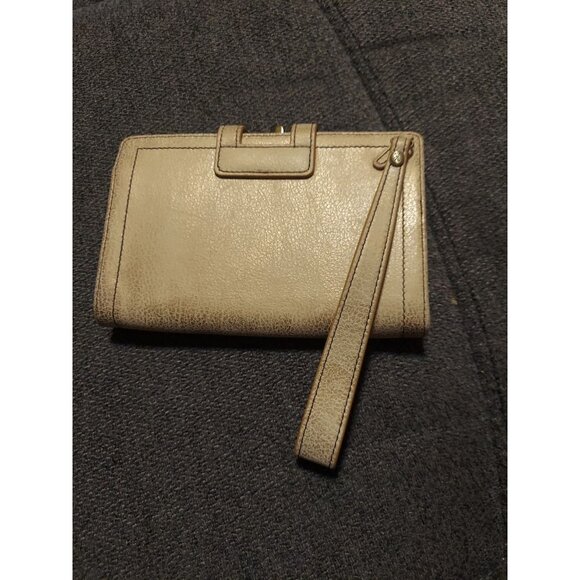 NWT $168 Hobo Wrislet Gold Leaf 100%Geniuine Leather Violet Wrislet - Picture 4 of 14